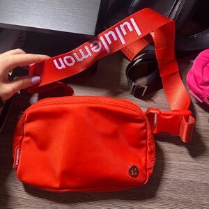 Lululemon Red Crossbody Bag